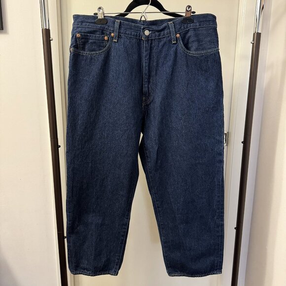 LEVI'S PREMIUM Stay Loose Taper Fit Cropped Men's Denim Jeans - size 36 - Picture 1 of 9